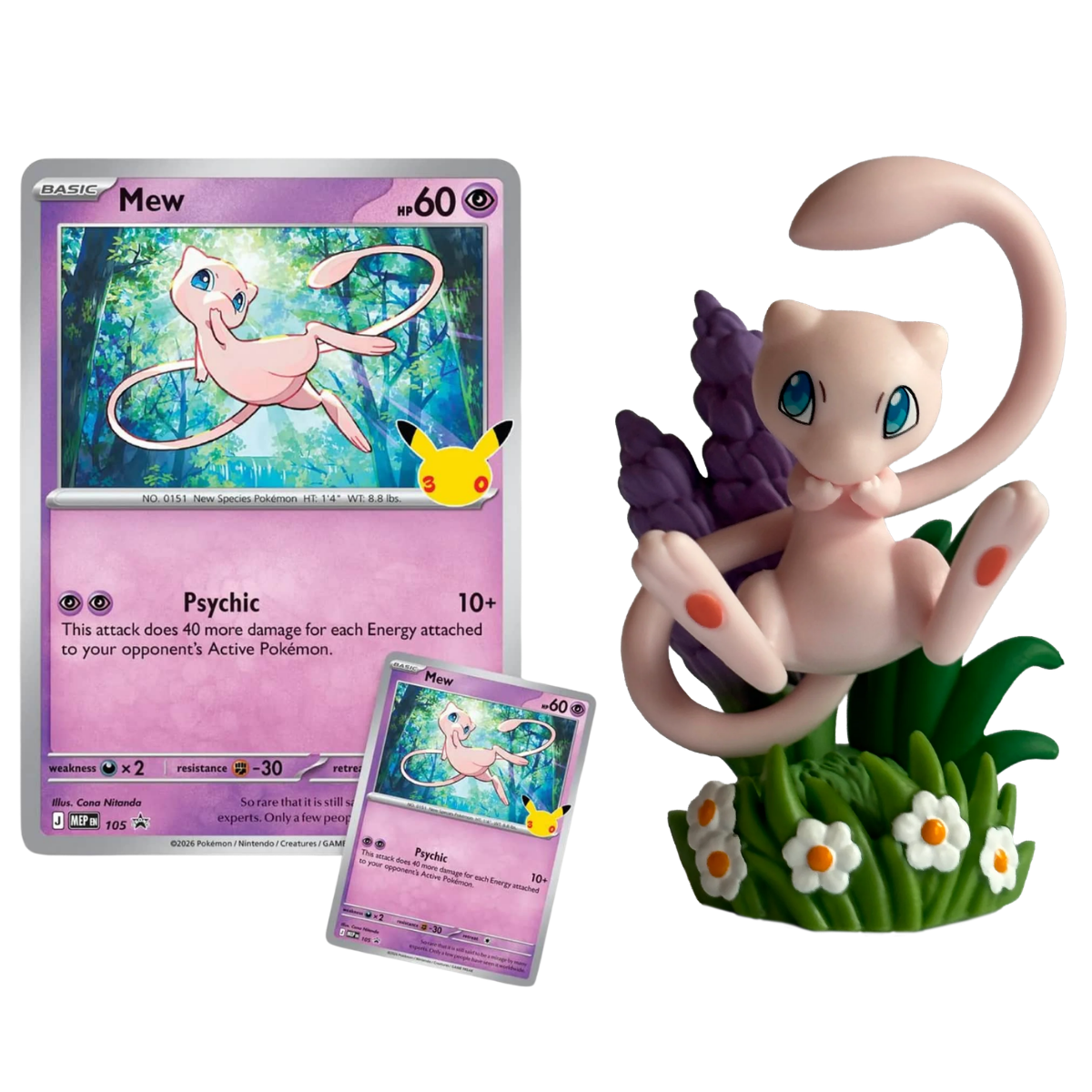 30th Celebration Figure Collection - Mew / Mewtwo (Pre-Order)