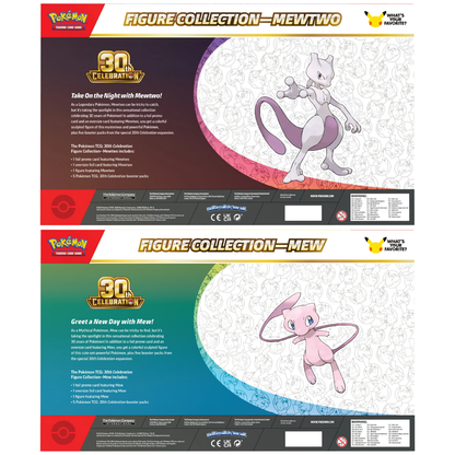 30th Celebration Figure Collection - Mew / Mewtwo (Pre-Order)