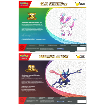 30th Celebration - Greninja ex / Sylveon ex Box (Pre-Order)
