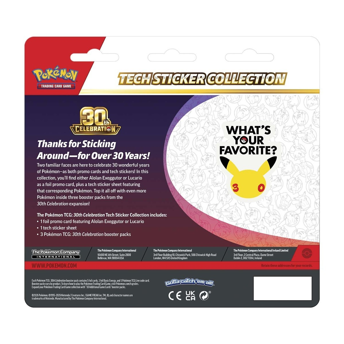 30th Celebration Tech Sticker Collection (Pre-Order)