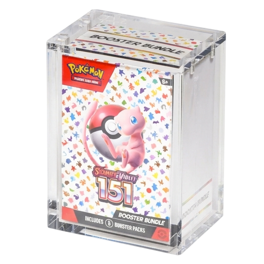 Magnetic Acrylic Box for Pokémon Booster Bundle | The Acrylic Box