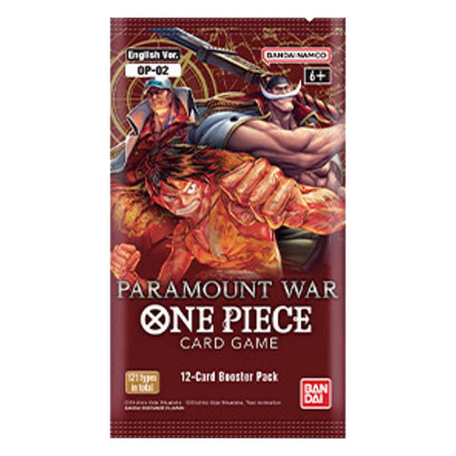 OP-02 Booster Pack Paramount War – One Piece Card Game English sealed product